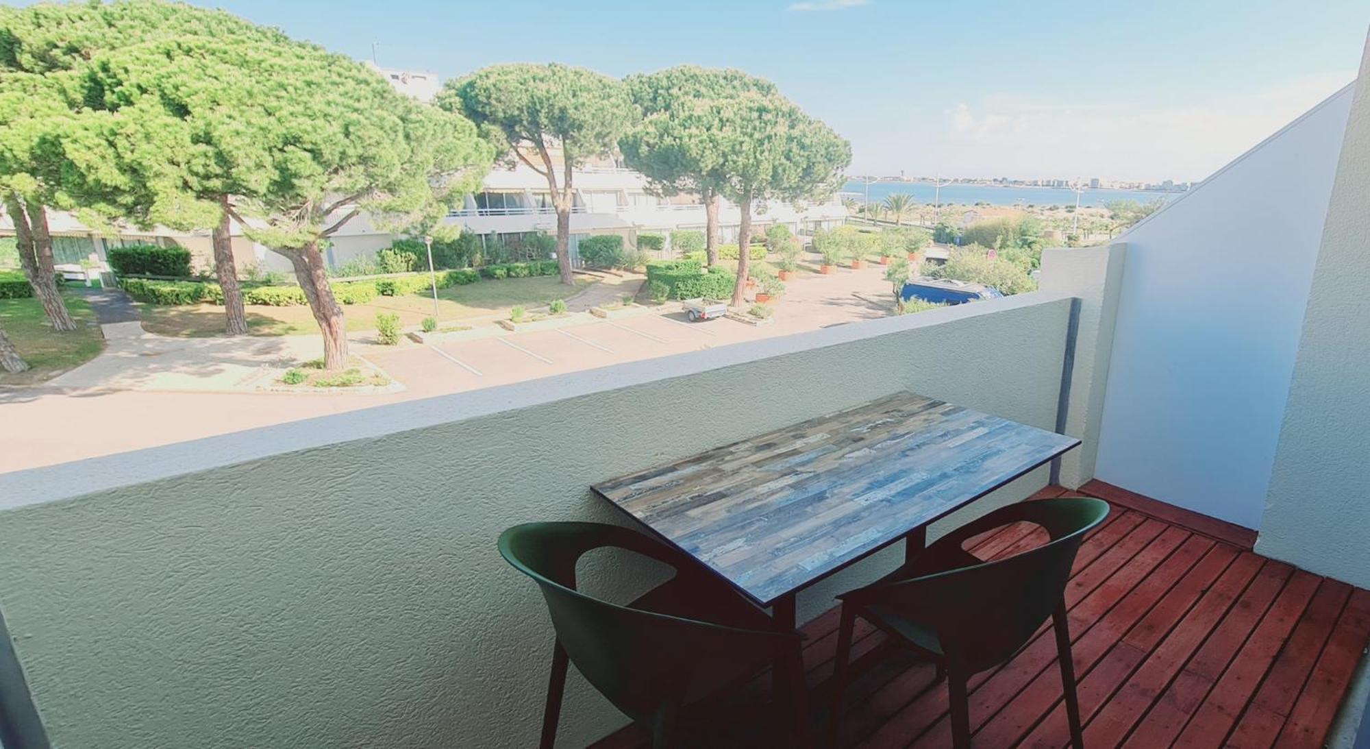 Studio Climatise 1 A 4 Personnes Vue Mer Le Grau-du-Roi Dış mekan fotoğraf